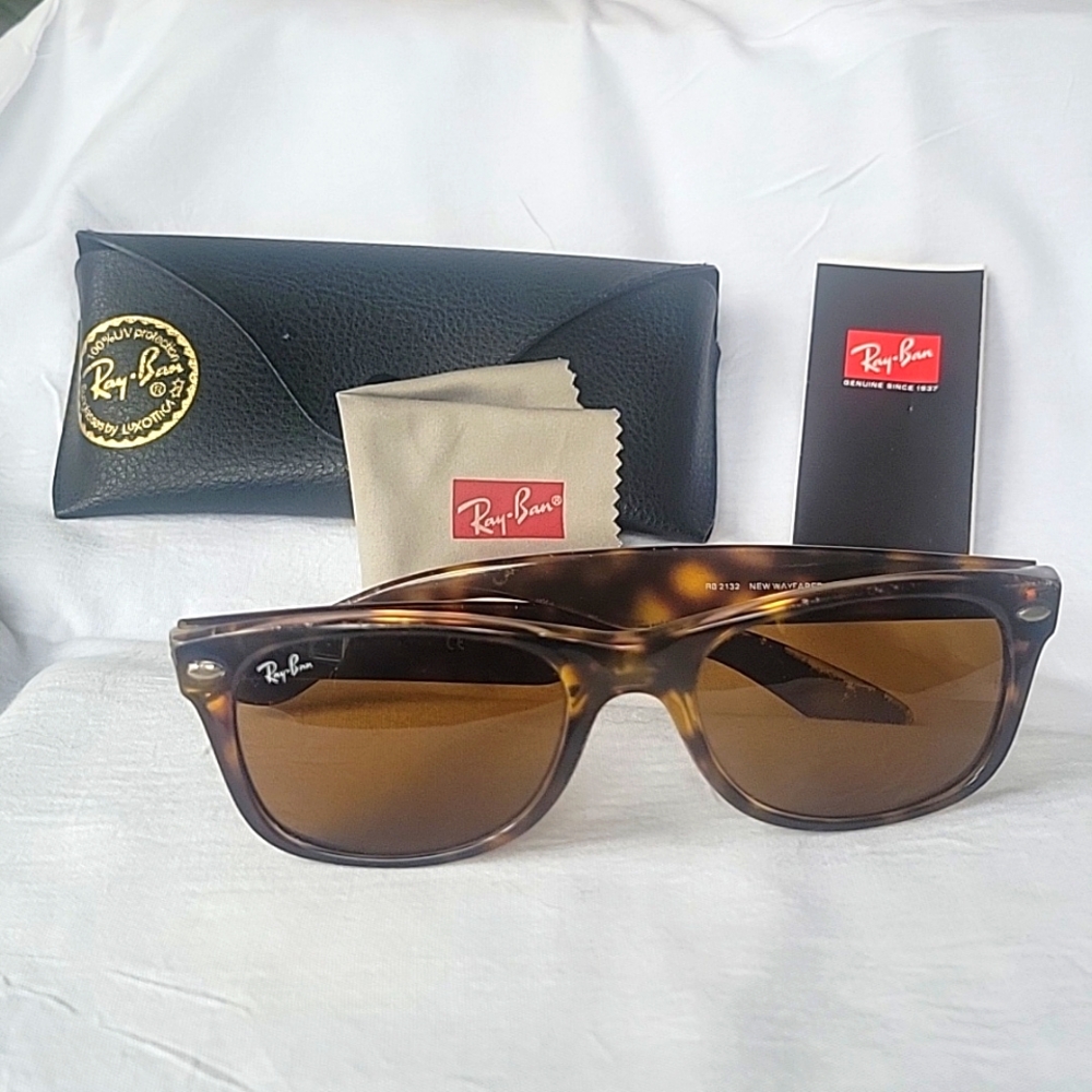 🇮🇹 🔥  Ray-Ban New Wayfarer Tortoise Frame with Brown Lenses 🇮🇹 🔥